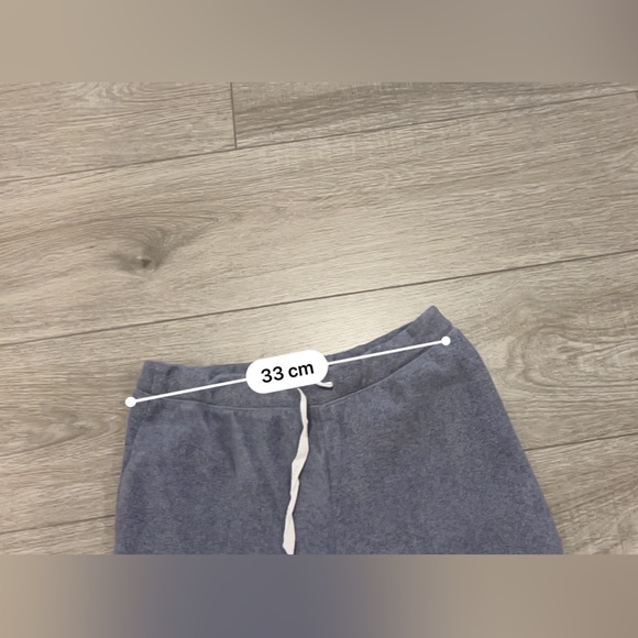 DKNY Gray Fleece Joggers with Drawstring Waist - Picture 6 of 8